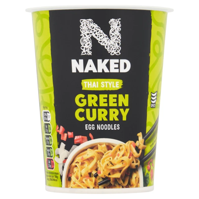 Naked Noodle Egg Noodles Thai Green Curry 78G