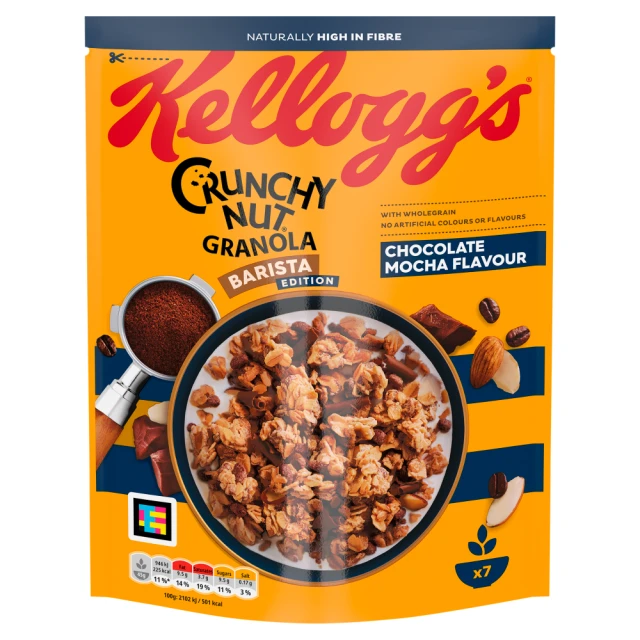 Kellogg's Crunchy Nut Barista Mocha Granola 350G