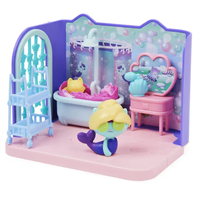 Gabby's Dollhouse Deluxe Room Bathroom Playset