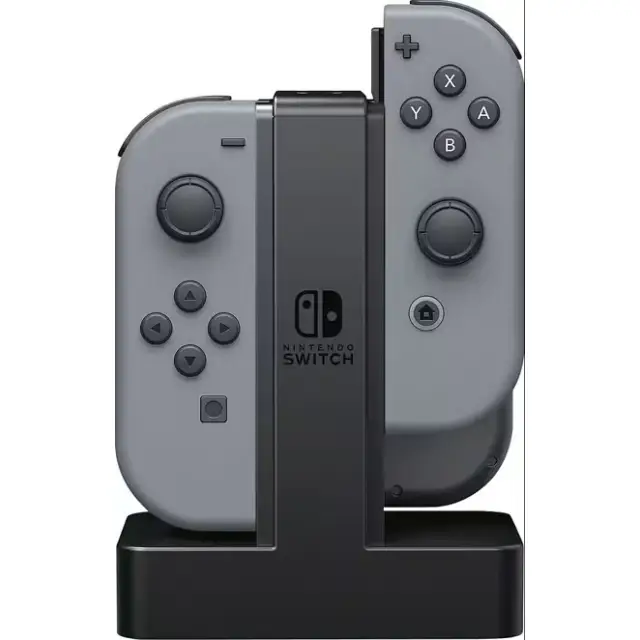 Nintendo Official Switch - Joy-Con Controller Charging Stand (Two-Way) - Grey