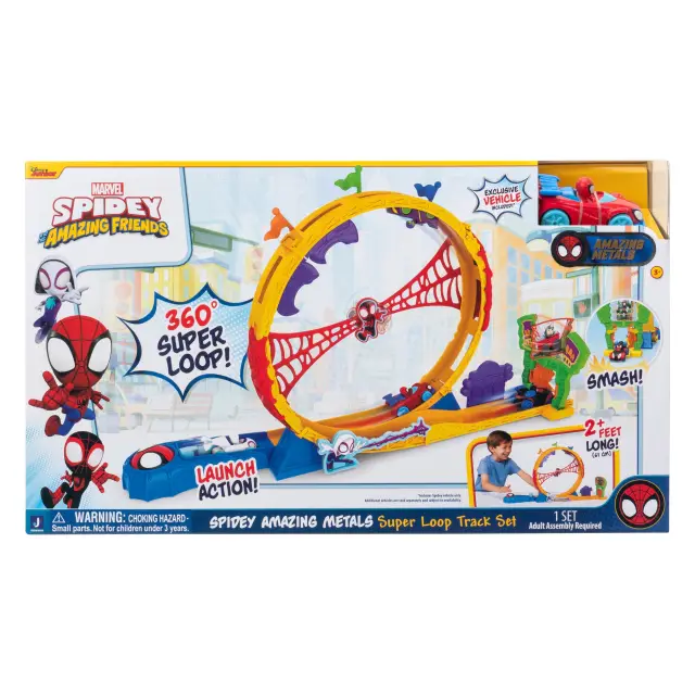 Spidey & His Amazing Friends Amazing Metals Super Loop Track Set