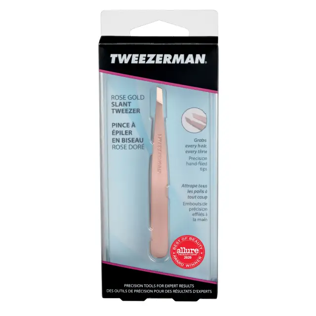Tweezerman Slant Tweezer Rose Gold