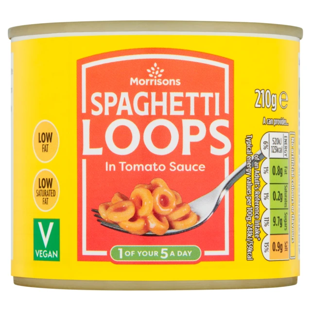 Morrisons Spaghetti Hoops 210g