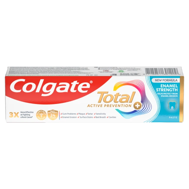 Colgate Total Active Prevention + Enamel Strength Toothpaste 75ml