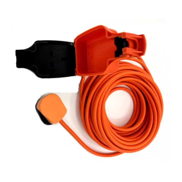 MORRISONS 13 AMP 1 GANG EXTENSION LEAD WITH CABLE TIDY 15M