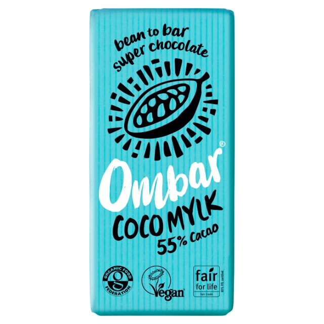 Ombar Chocolate Coco Mylk Chocolate Bar - 70G