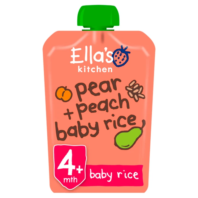 Ella's Kitchen Peaches, Pears and Baby Rice 120g