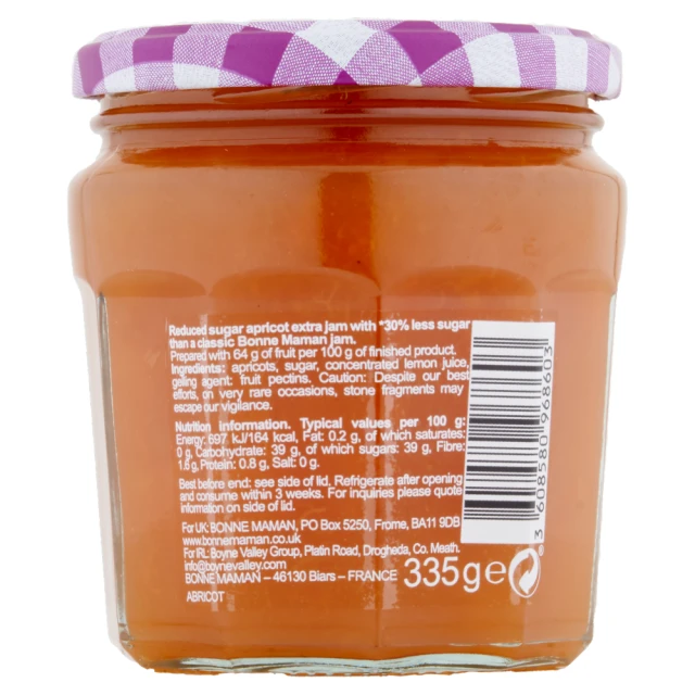 Bonne Maman Apricot Intense 335g