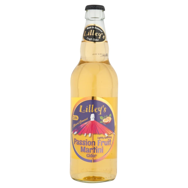 Lilley'S Passion Fruit Martini Cider Lightly Sparkled 500ml (Abv 3.4%)