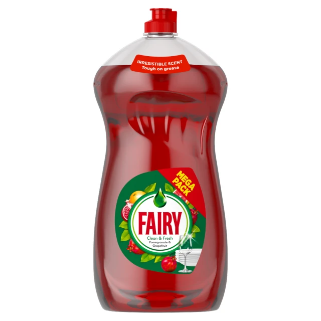 Fairy Clean & Fresh Washing Up Liquid Pomegranate & Grapefruit 1450ML