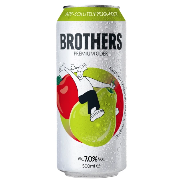Brothers App Solutely Pear Fect Cider 500Ml (Abv 7%)
