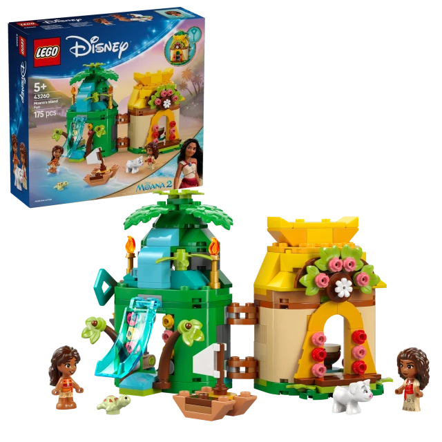 LEGO Disney Princess 43260 Moana Moana's Island Fun Set