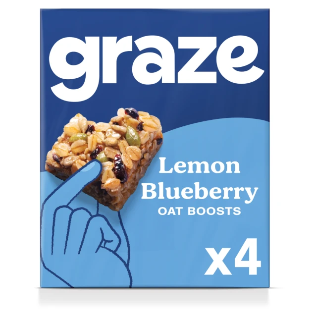 Graze Sticky Toffee Oat Boosts 4 X 30g