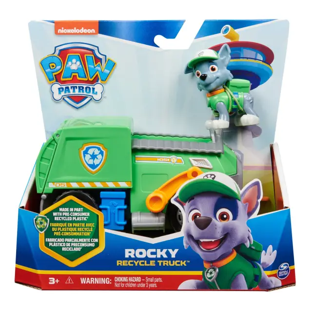 Paw Patrol Rocky's Recycling Truck and Figure