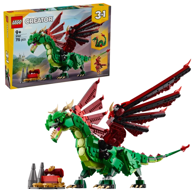 LEGO Creator 31161 3-in-1 Medieval Dragon Set