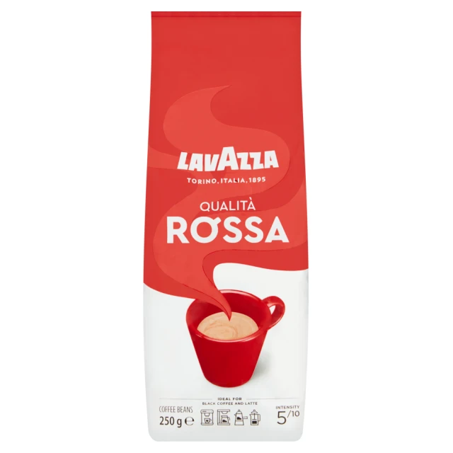 Lavazza Qualita Rosses Roast & Ground Coffee Beans 250G