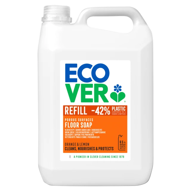 Ecover Orange & Lemon Floor Soap Refill 5L