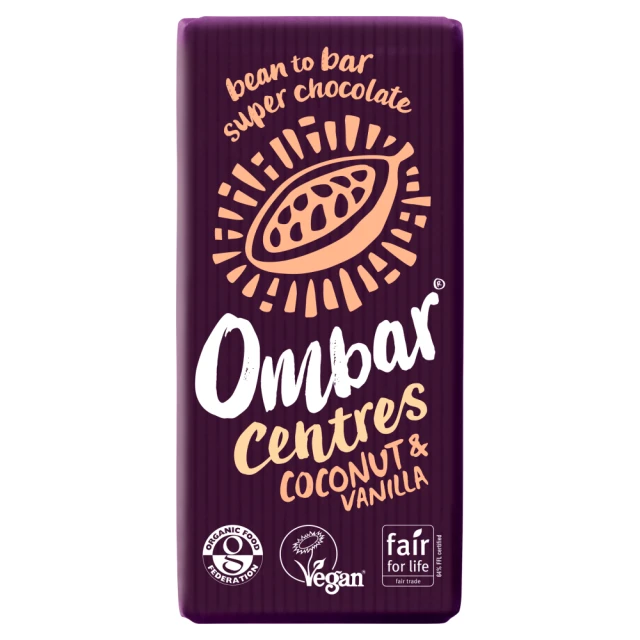 Ombar Chocolate Coconut & Vanilla Chocolate - 70G