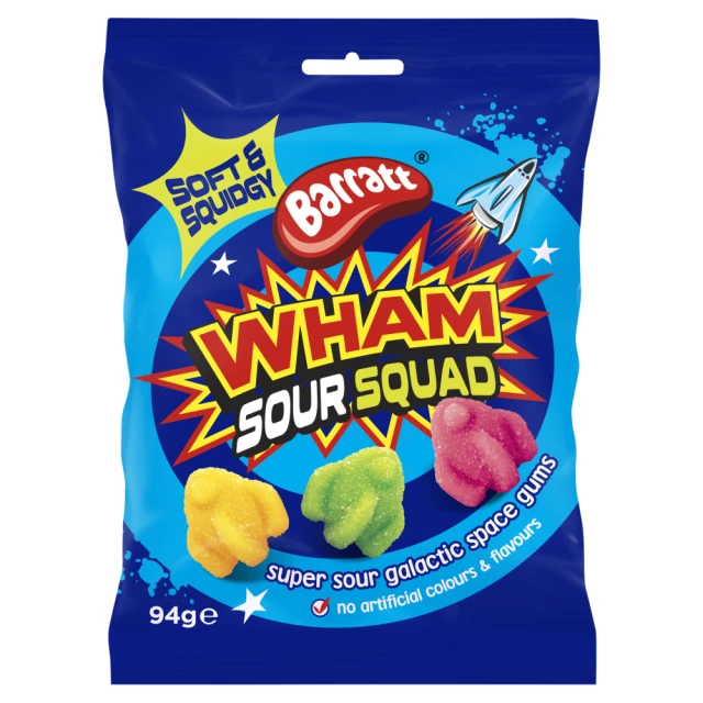 Barratt Wham Sour Squad 94g