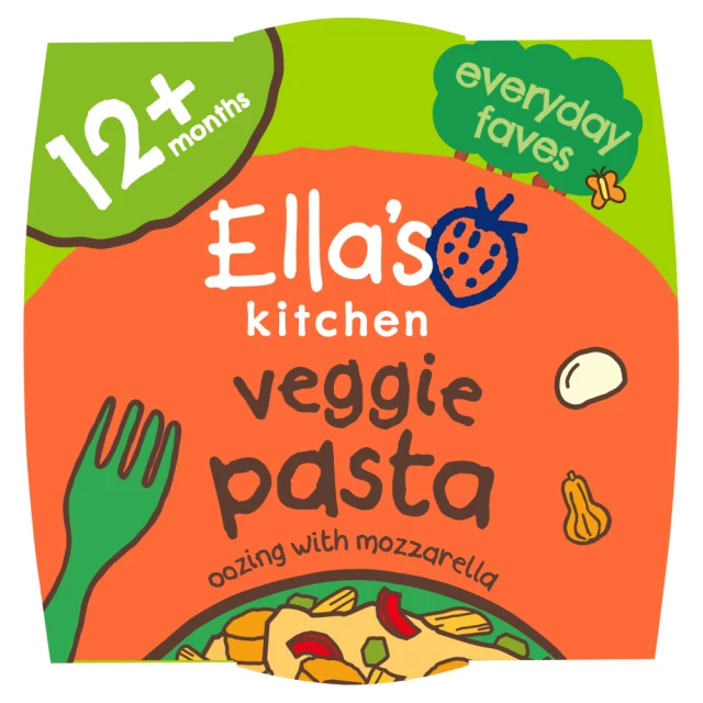 ELLA'S KITCHEN STAGE 4 ORGANIC CHEESY VEG PASTA 200G