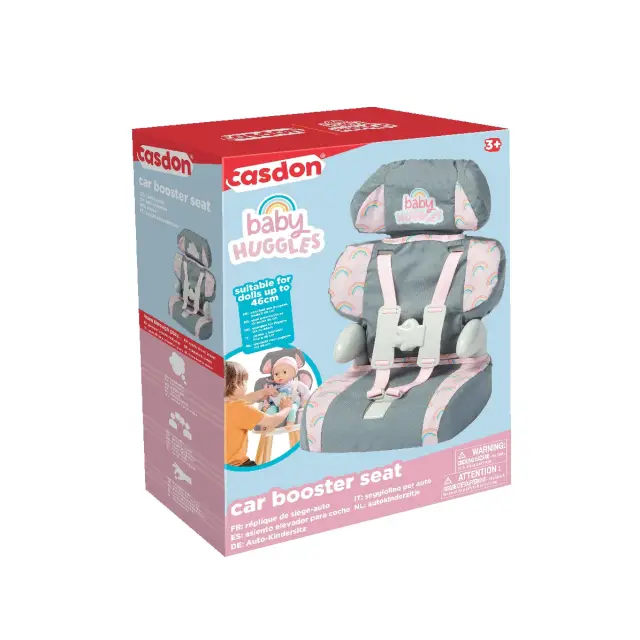 Baby Huggles Doll Car Booster Seat (Pink)