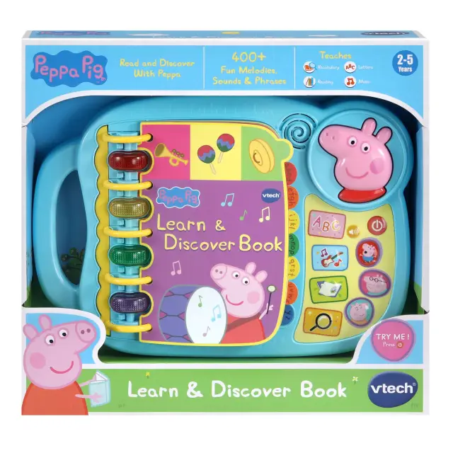 Vtech Peppa Pig: Learn & Discover Book