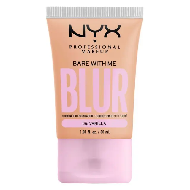 NYX Professional Makeup  Bare With Me Blur Tint Foundation 05 Vanilla Makeup