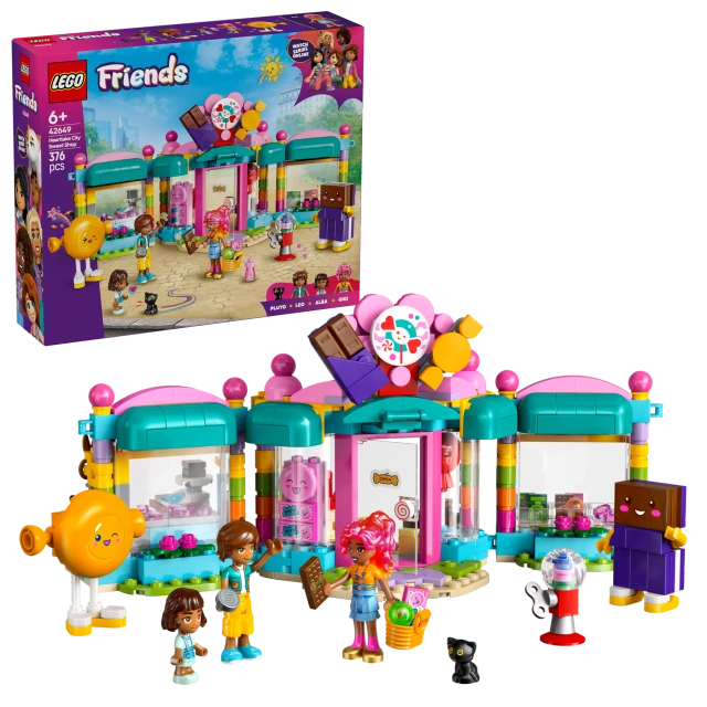 LEGO Friends 42649 Heartlake City Sweet Shop Set