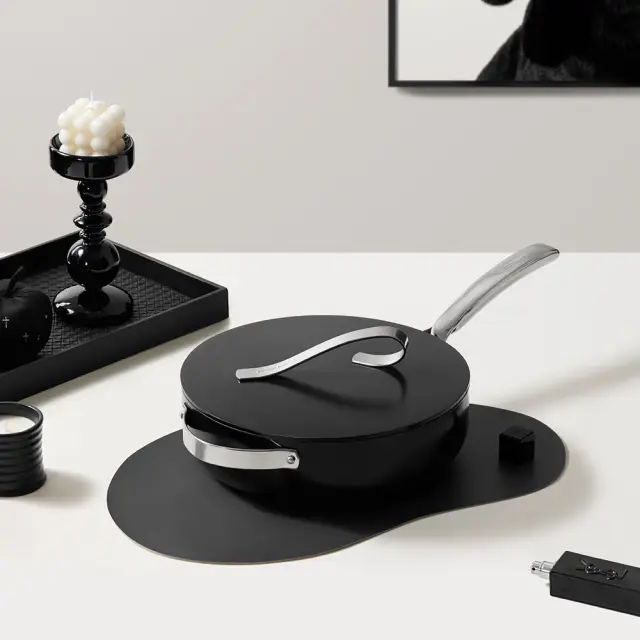 VELOSAN Free Ribbon Series - 30cm Cast Aluminium Wok with Lid