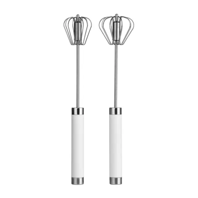 Zamin Set of 2 Press & Spin Whisks