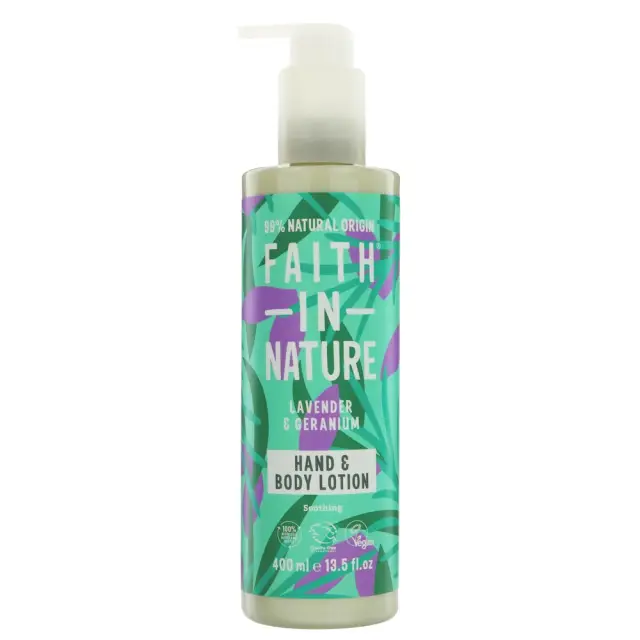 Faith In Nature Hand Body Lotion Lav Geranium
