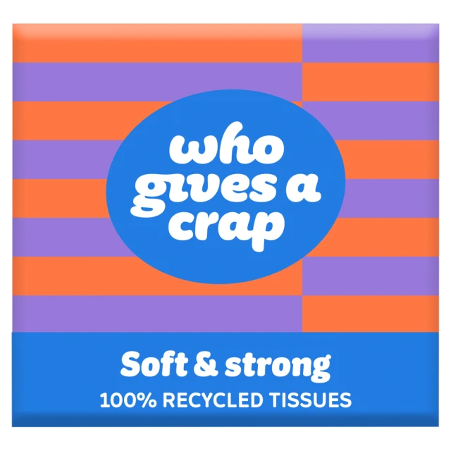 Who Gives A Crap 100% Recycled Facial Tissues