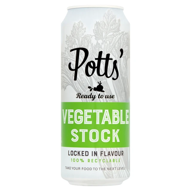 Potts - Vegetable Stock In a Can - 500ml