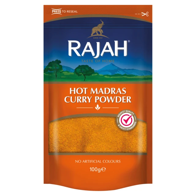 Rajah Hot Madras Curry Powder 100G