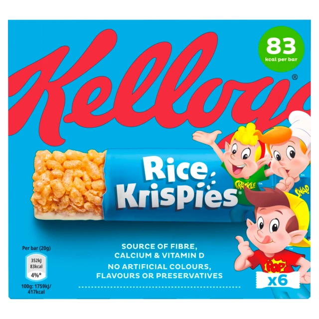 Kellogg's Rice Krispies Snack Bar 6 x 20G