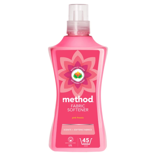 Method Fabric Softener, Pink Freesia, 45 Wash, 1.575L