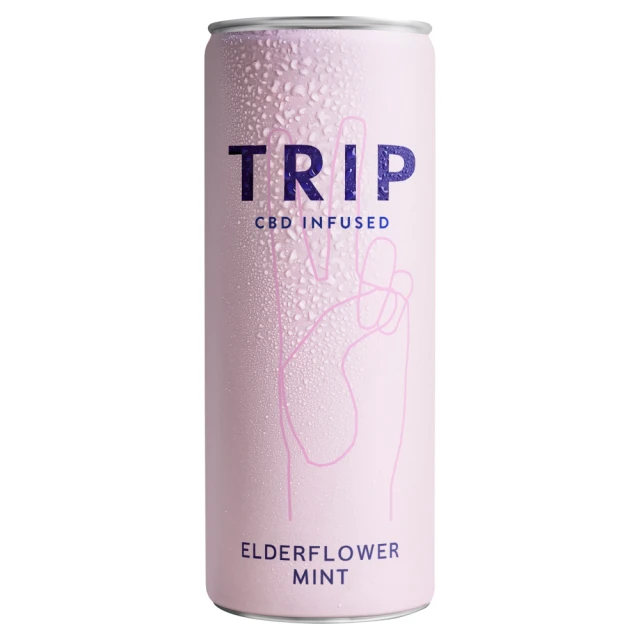 TRIP - CBD Infused Elderflower Mint Drink - 250ml