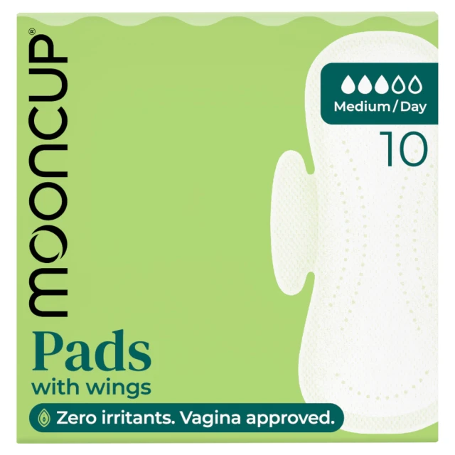 Mooncup 10 Pads with Wings Medium / Day