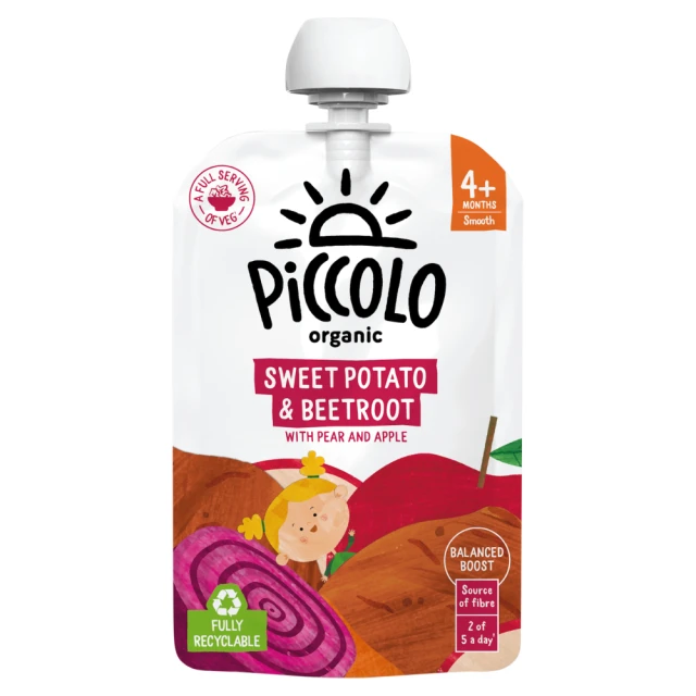  Piccolo Sweet Potato, Beetroot, Apple & Pear From 6 Months 100g