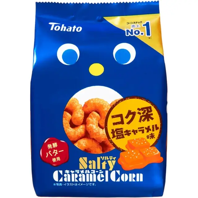 Tohato Salty Caramel Corn Snack 67g 桃哈多海盐焦糖玉米脆条