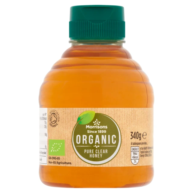 Morrisons Organic Pure Clear Honey 340g