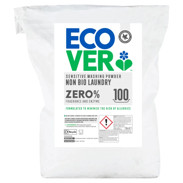 Ecover Non-Bio Laundry Sensitive Washing Powder 7.5kg
