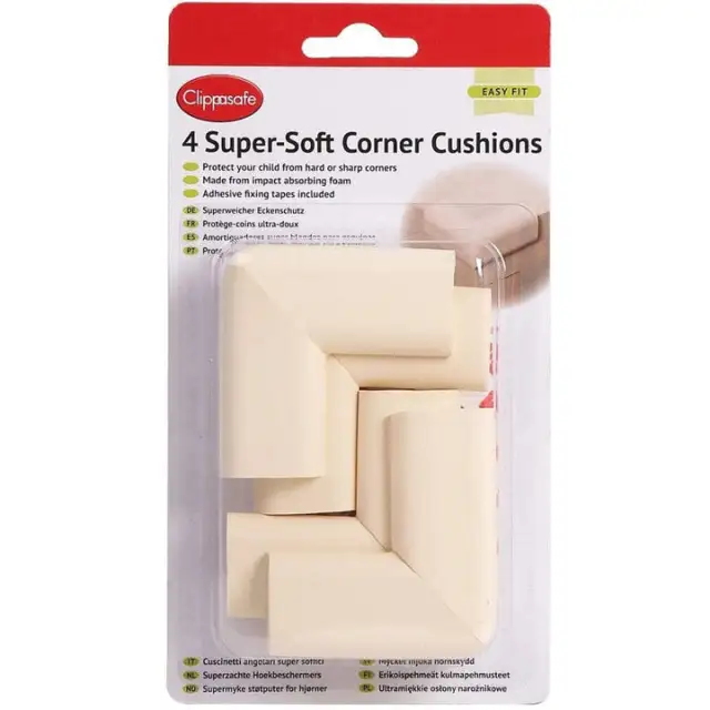 Super Soft Corner Cushions (4 pack) (77/1) Cream