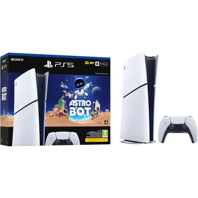 Sony PlayStation 5 - Console Slim - Digital Edition + Astro Bot