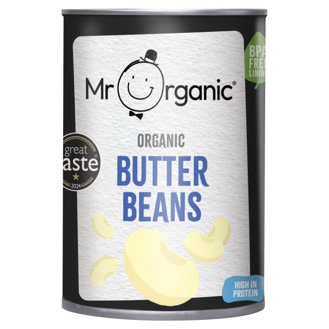 Mr Organic Butter Beans 400g