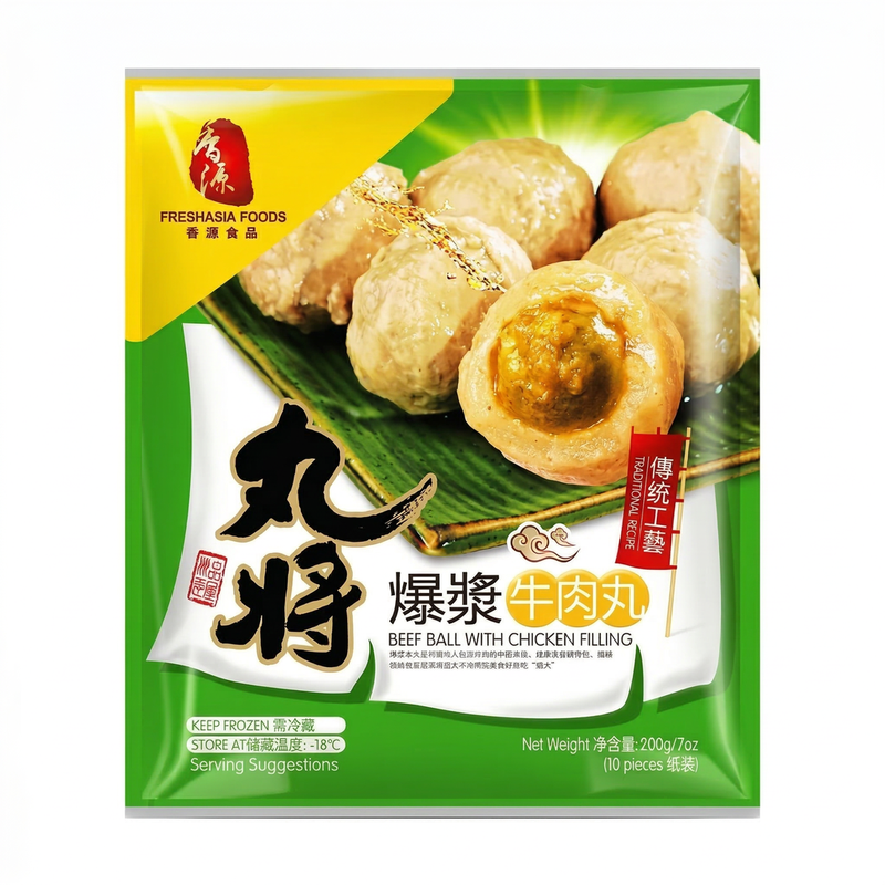 万江牛肉鸡肉丸