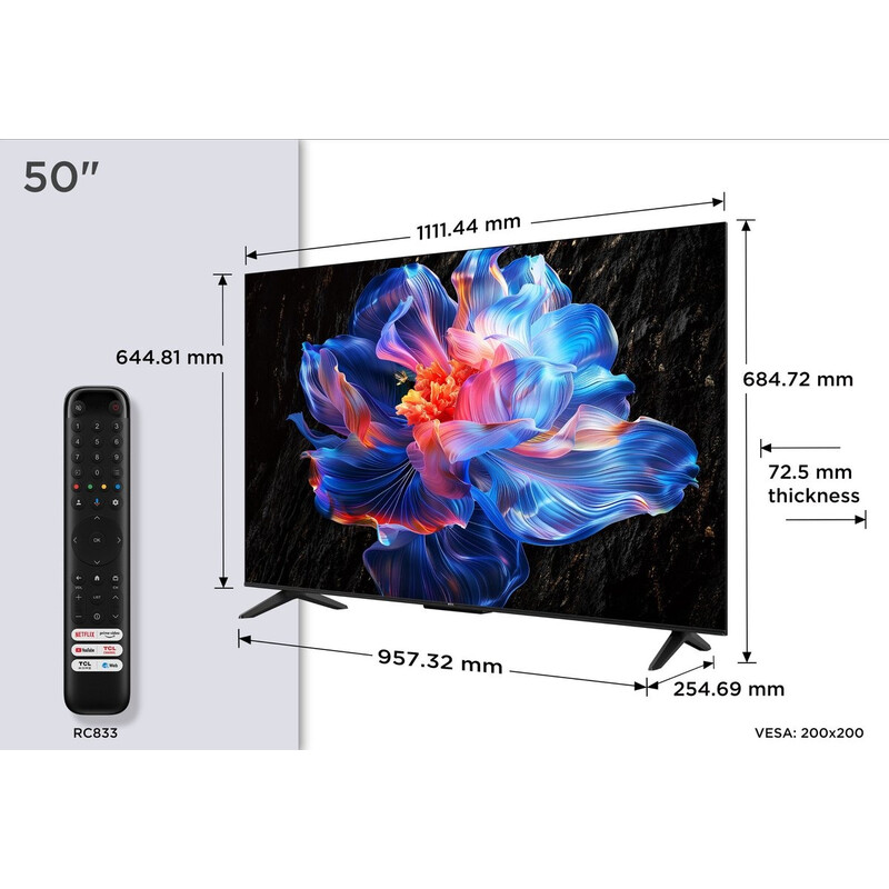 TCL 50英寸4K高清电视 2